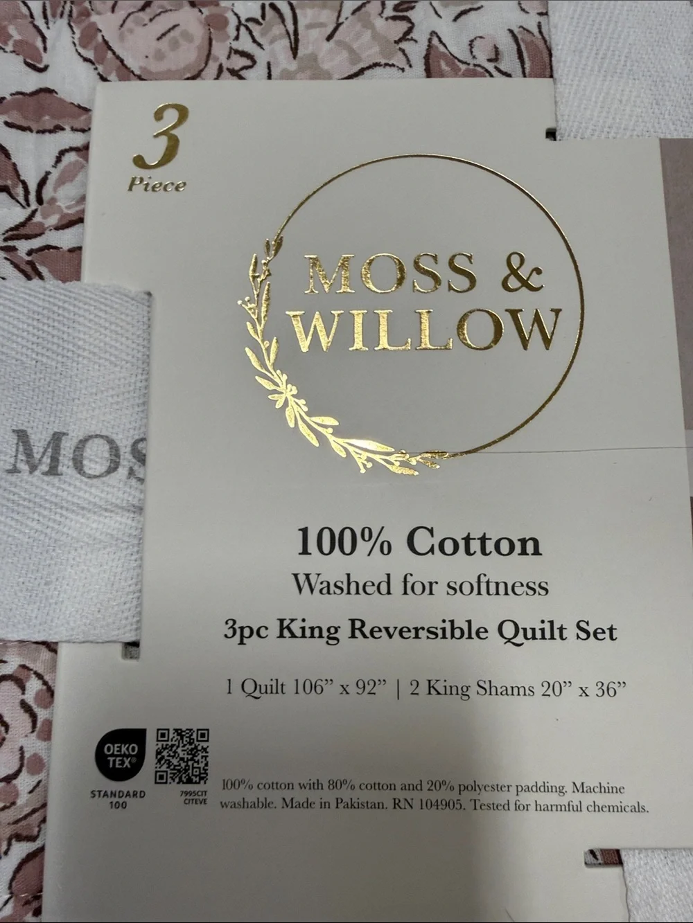 Moss & Willow Cotton Quilt